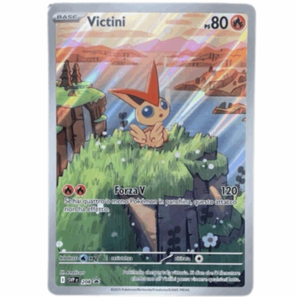 Collezione Illustrazione Victini – Luce Nera Fuoco Bianco | Pokémon Scarlatto & Violetto (IT) - immagine 3