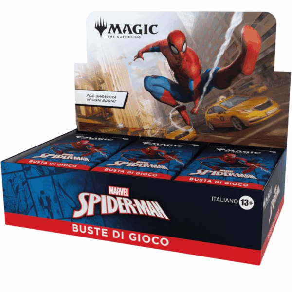 Magic The Gathering – Marvel Spider-Man Booster Box (IT) | 36 Buste in Italiano