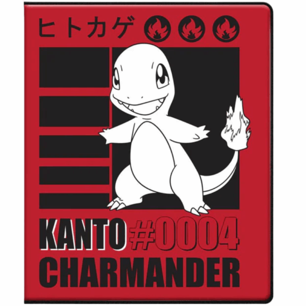 Pokémon Charmander 4-Pocket Portfolio | Raccoglitore Carte Ufficiale