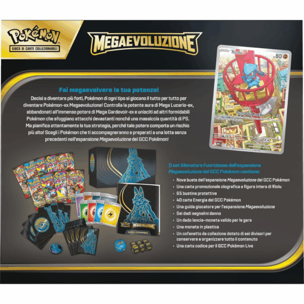 Pokémon – Set Allenatore Fuoriclasse Megaevoluzione (Lucario) - immagine 3