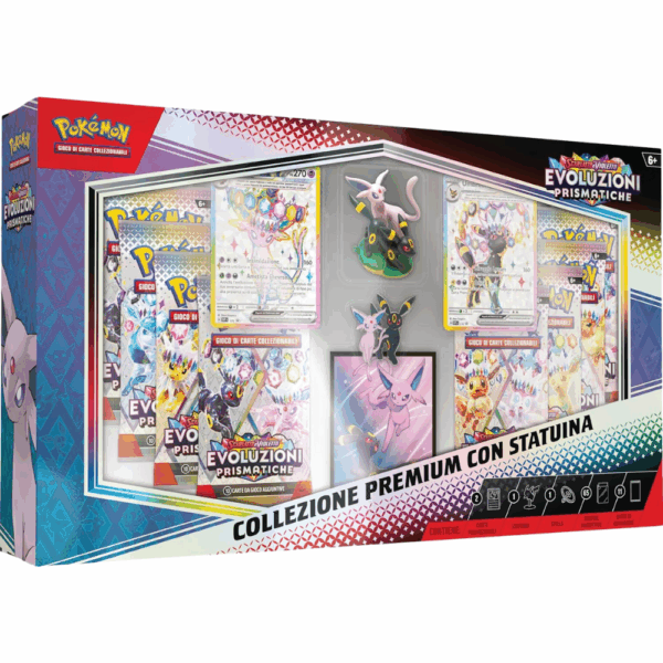 Collezione Premium Evoluzioni Prismatiche Espeon e Umbreon (IT) | Box Pokémon Esclusiva