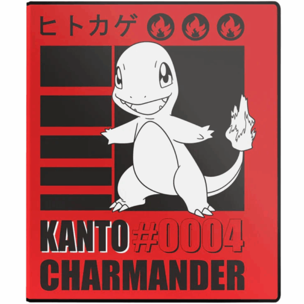 Pokémon Charmander 2” Album | Raccoglitore Carte Ufficiale Kanto #0004 - immagine 2