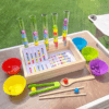 Gioco Montessori Tubes & Balls – Attività di Ordinamento Colori e Motricità Fine (36+ Mesi)