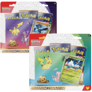 Pokémon 30° Anniversario Collezione con Adesivi IT