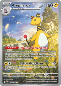 Ampharos 090/086, carta Pok&eacute;mon Caos Nascente in italiano