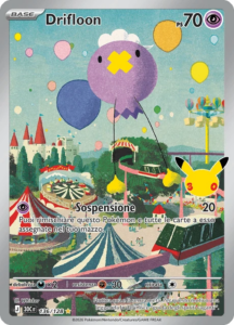 Drifloon 136/128, carta Pok&eacute;mon 30&deg; Anniversario in italiano